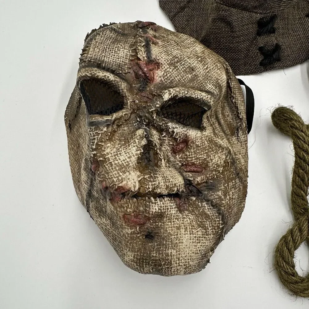 Spirit Halloween Child Creepy Scarecrow Costume Large (12-14) Spooky Scary Haunt - Picture 12 of 16